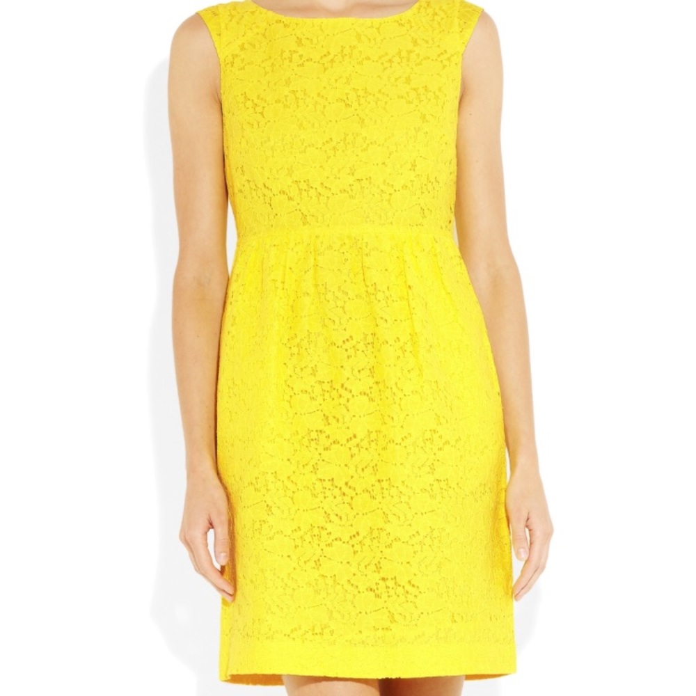 🍋 J. Crew Lucille Yellow Lace Dress 🍋